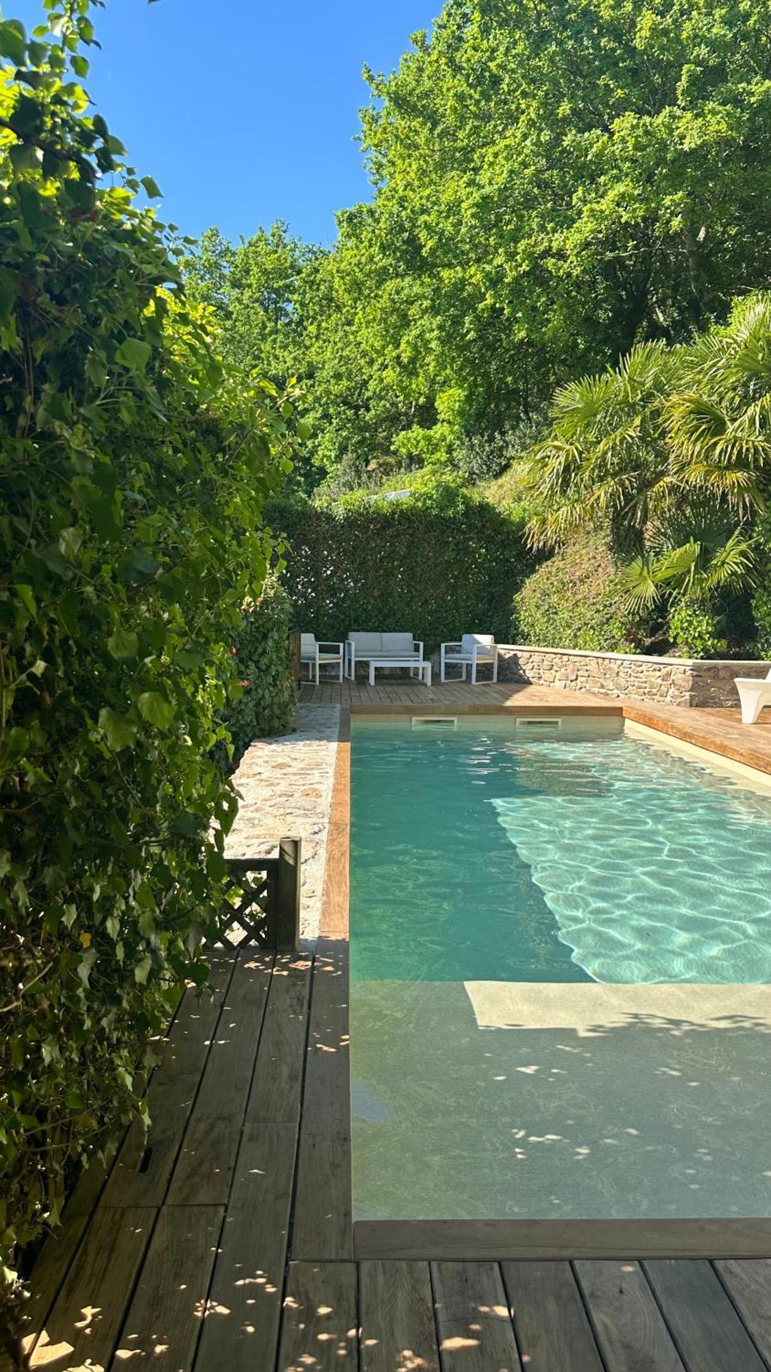 Casa De Afora Casa Con Piscina Y Jacuzzi Privados Pension Santiago de Compostella Buitenkant foto